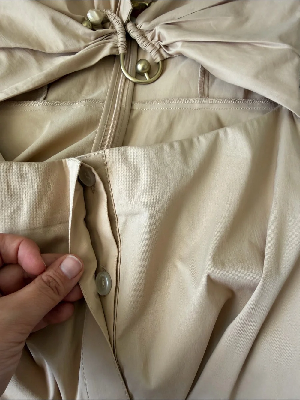 C/MEO Collective Beige Maxi Skirt